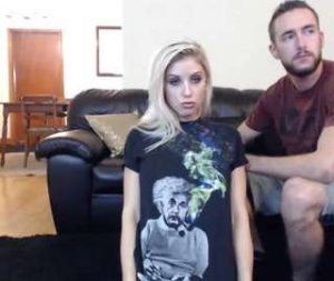 Sweet Blonde Girl Does A Sex Show With BF