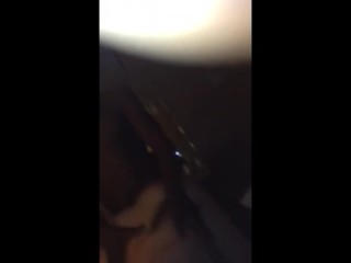 Little white bitch tag teamed by two black men