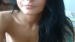Hot brunette fucking statue